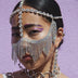 European And American Personality Claw Chain Rhinestone Mask - Minihomy