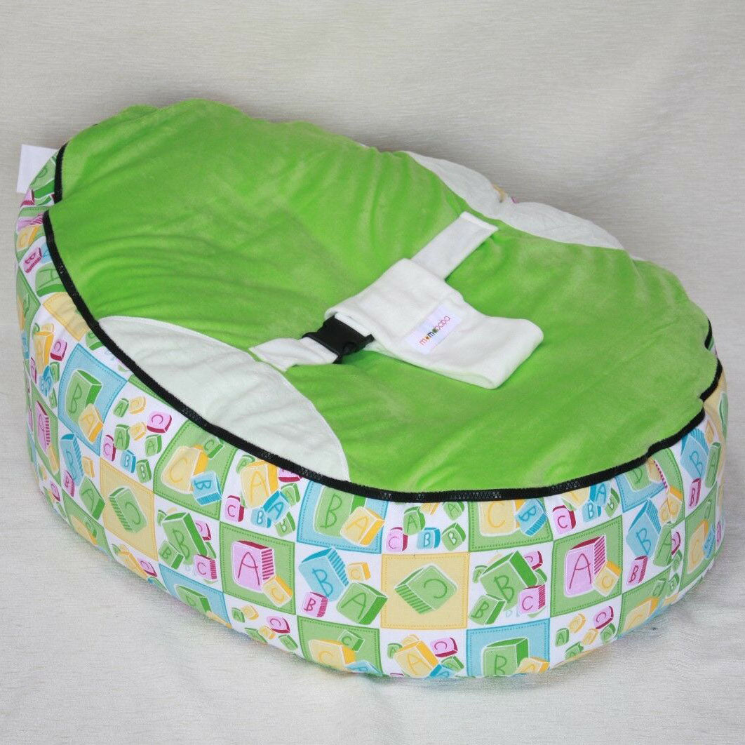 Soft Baby Chair Infant Bean Bag Bed cover without filler Pouf for Feeding Baby