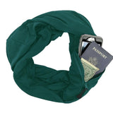 Multi-function Storage Zipper Scarf Multi-color Optional - Minihomy