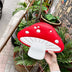 Cute Mushroom Bag Personality Cartoon Bag Chain Contrast Color Stitching Shoulder Bag - Minihomy