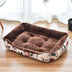 Kennel pet supplies in the large dog pet nest Golden Retriever dog bed autumn and winter cotton dog mat - Minihomy