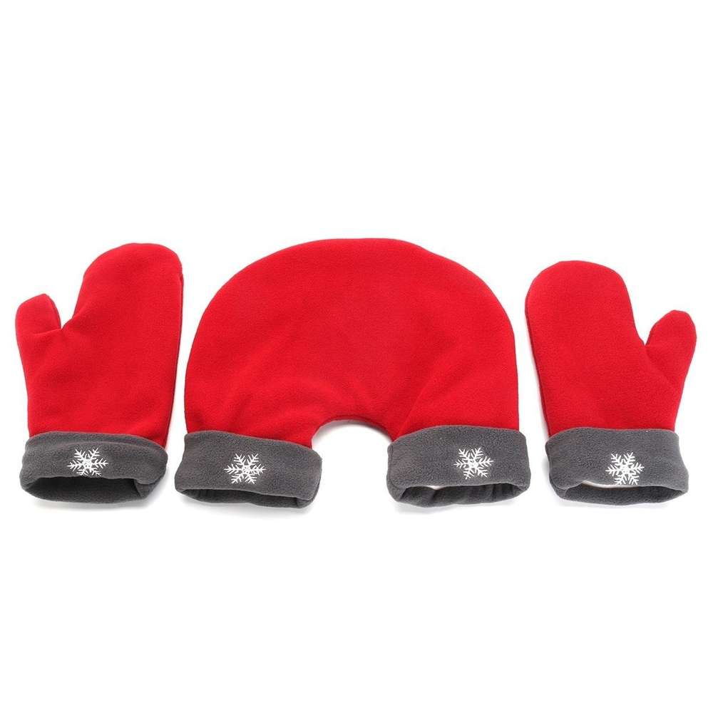 Couple Lovers Gloves Polar Fleece Sweethearts Thicken Winter Warm Lining Glove Christmas Gift Lovers Mittens - Minihomy