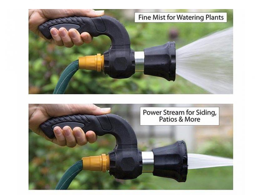 Mighty Power Hose Blaster Nozzle Lawn Garden Car Washing - Minihomy