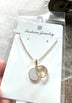 Design Star Moon Mother Shell All-match Pendant Necklace - Minihomy