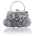 Handbag Women's Tote Bag Rose Flower Pattern Clutch Bags for Women - Minihomy