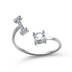 Adjustable 26 Initial Letter Ring Fashion Jewelry For Women - Minihomy