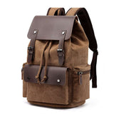 Men's Canvas Casual Backpack Laptop Bag - Minihomy