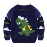 Dinosaur Sweater Children's Sweaters Boy Knit Sweater - Minihomy