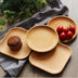 Japanese wooden dish, whole dish, dessert, western food, baking, kitchen supplies - Minihomy