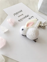 Hair ball rabbit hair ring - Minihomy