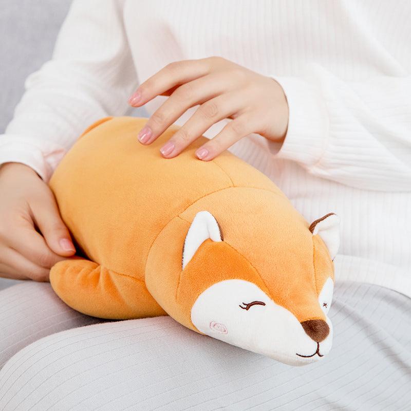 Cute Fluffy Fat Fox Plush Toy Stuffed Soft Animal Cartoon Pillow Lovely Gift For Girlfriend Children Toys - Minihomy