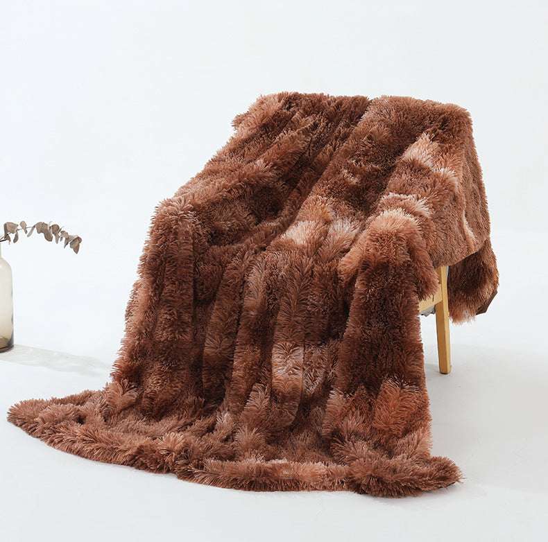 Cozy up in elegance with our Faux Fur Throw Blanket - Minihomy