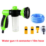 Multi-function 8 Water Patterns High Pressure Car Water Gun Car Cleaning Washing Foam Gun Water Sprayer Jet Pressure Washer - Minihomy