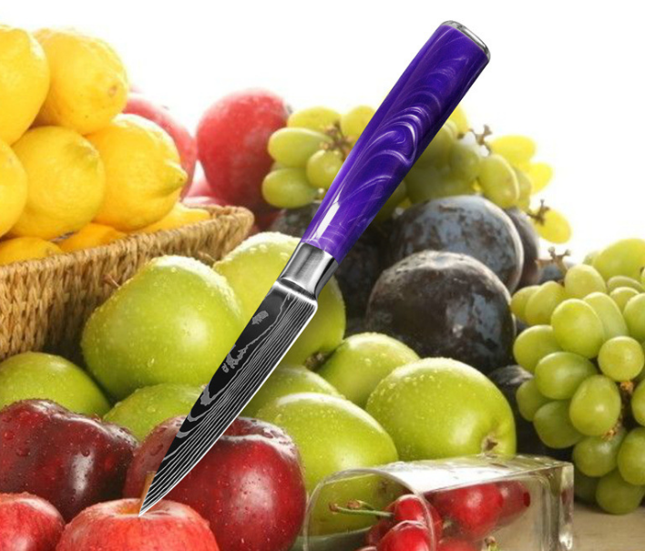 Creative Home Purple Fruit And Vegetable Knife - Minihomy