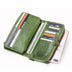 Genuine Cowhide Leather High Quality Women Long Wallet - Minihomy