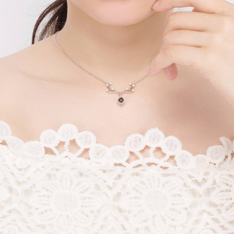 100 languages I love you necklace - Minihomy