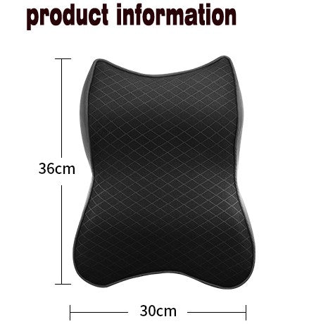 Car headrest lumbar support neck pillow for car - Minihomy