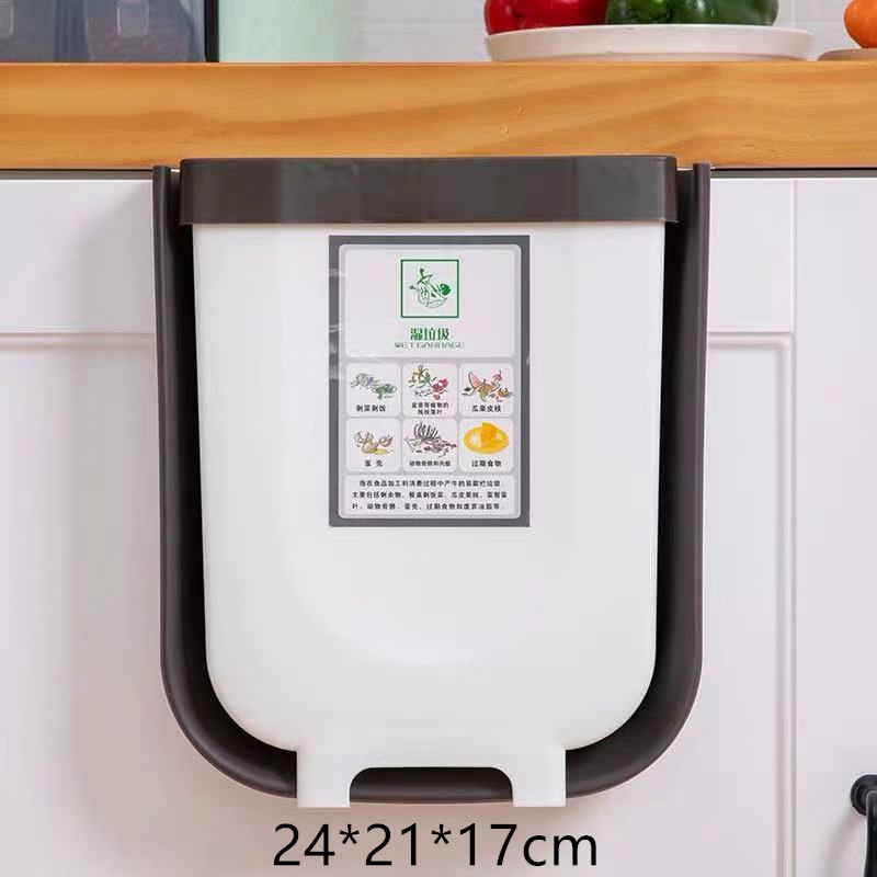 Foldable Wall Mounted Trashcan - Minihomy