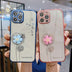 Luxury 3D Cute Flower Spin Stand Holder Phone Case - Minihomy