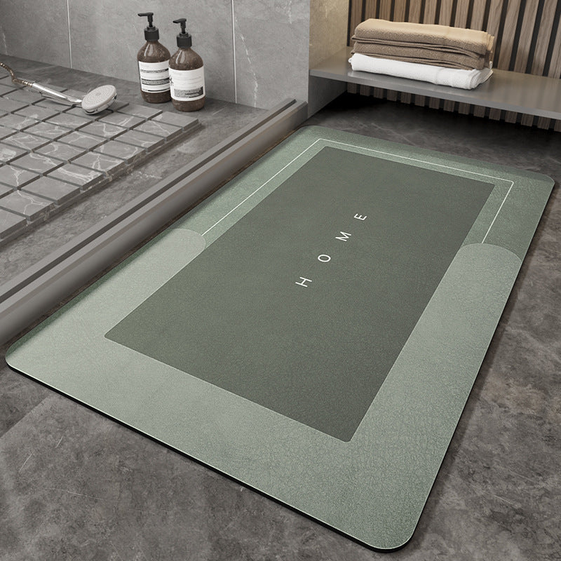 Cushion Cushion Bathroom Sliding  Door  Floor  Bathroom Foot Mat - Minihomy