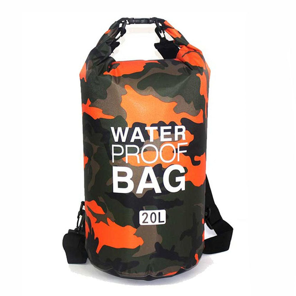 Camouflage Polyester Thickened PVC Single Shoulder Portable Outdoor Lightweight Waterproof Bag - Minihomy