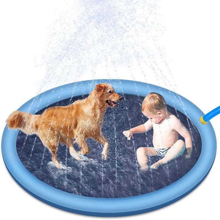 Kid Pet Simulation Sea Level Outdoor Inflatable Splash Mat Water Spray Game pad - Minihomy