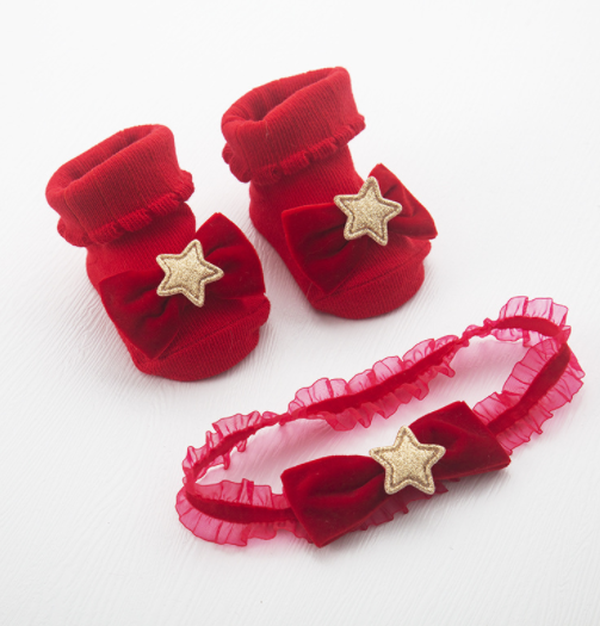 Baby Headband Socks Set Accessories - Minihomy