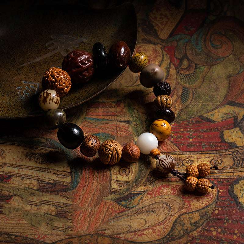 Natural Duobao Original Seed King Kong Bodhizi Bracelet - Minihomy