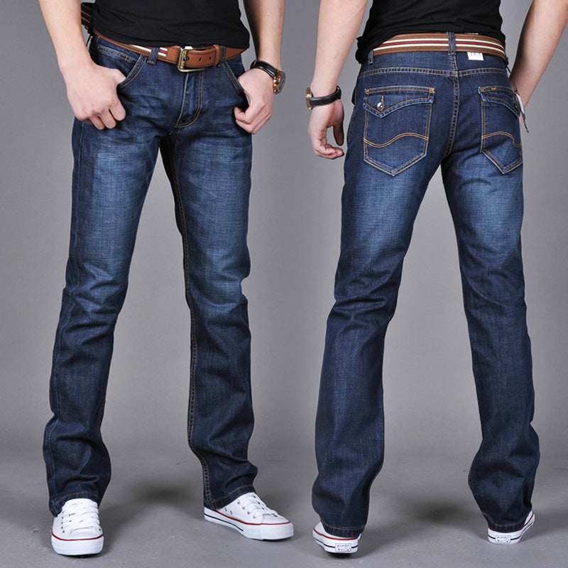 Explosive Fall Winter Straight Slim Men's Jeans - Minihomy