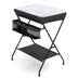 Baby Storage Folding Diaper Changing Table-Black - Color: Black - Minihomy