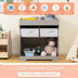 Baby Changing Table with 2 Drawers and Large Storage Bin-Gray - Color: Gray - Minihomy