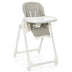 Folding High Chair with Height Adjustment and 360? Rotating Wheels-Gray - Color: Gray - Minihomy