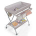 Baby Changing Table with Safety Belt and 4-side Defence-Gray - Color: Gray - Minihomy