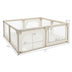 Baby Playpen Extra Large Kids Activity Center Safety Play-White - Color: White - Minihomy