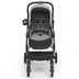 High Landscape Foldable Baby Stroller with Reversible Reclining Seat-Gray - Color: Gray - Minihomy