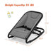 2-in-1 Adjustable Baby Bouncer and Rocker-Gray - Color: Gray - Minihomy