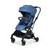 2-in-1 Convertible Aluminum Baby Stroller with Adjustable Canopy-Blue - Color: Blue - Minihomy