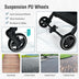 2-in-1 Convertible Aluminum Baby Stroller with Adjustable Canopy-Blue - Color: Blue - Minihomy