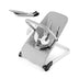 Foldable Baby Bouncer with Removable Fabric Cover and Toy Bar-Gray - Color: Gray - Minihomy