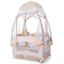 Convertible Bassinet with Removable Changing Table and Detachable Mesh Net-Pink - Color: Pink - Minihomy