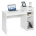 Computer Desk PC Laptop Table with Drawer and Shelf-White - Color: White - Minihomy