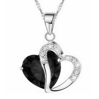 Lady Fashion Heart Pendant Necklace - Minihomy