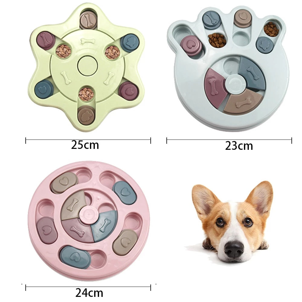 Pet Puzzle Toys Increase Interactive Slow Dispensing Feeding Training Games Feeder - Minihomy