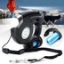 Three-in-one Retractable Dog Leash With Flashlight - Minihomy