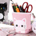 Cat Cute Fashion Portable Flexible Pencil Zipper Case - Minihomy