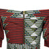 African Printed Words Brought Off-the-shoulder Sleeves Bind - Minihomy