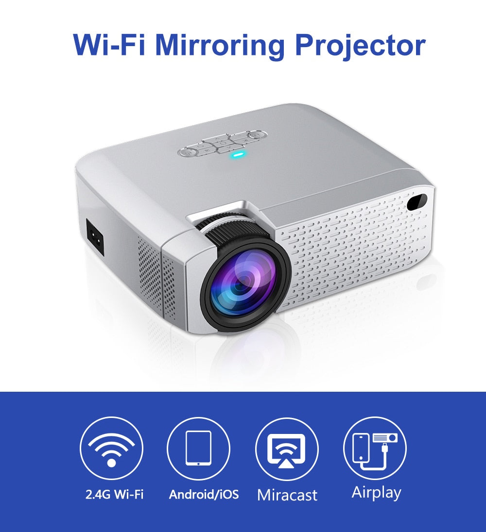 AUN mini projecteur LED D40W - Minihomy