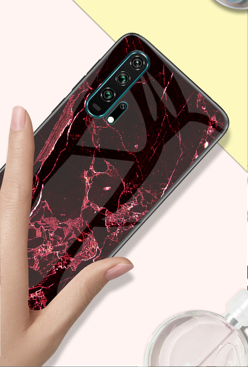 Anti-fall marble mobile phone case - Minihomy