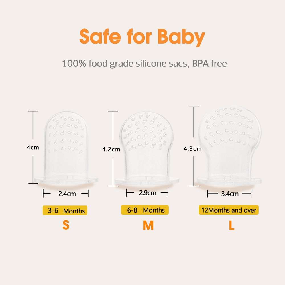 Baby Silicone Pacifier Encapsulated To Soothe Complementary Food Feeding Artifact - Minihomy