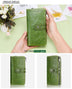 Genuine Cowhide Leather High Quality Women Long Wallet - Minihomy